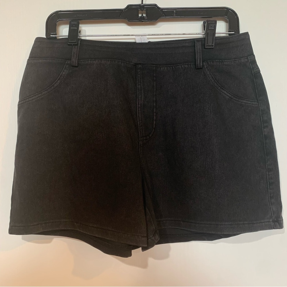 HALARA NWOT Large Classic WASHED Black ELASTIC WAISTBAND Women's Shorts